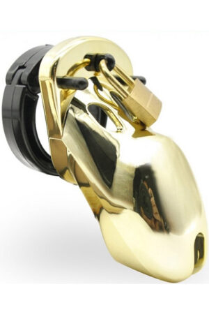 Herald Chastity Cage Gold - Šķīstības būris 1