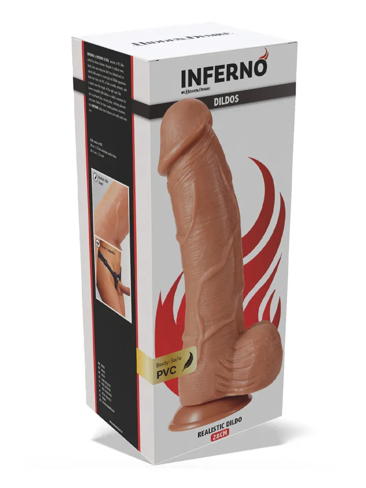Hidden Desire Realistic Dildo 30 cm - Dzīvīgs dildo 5 [full]