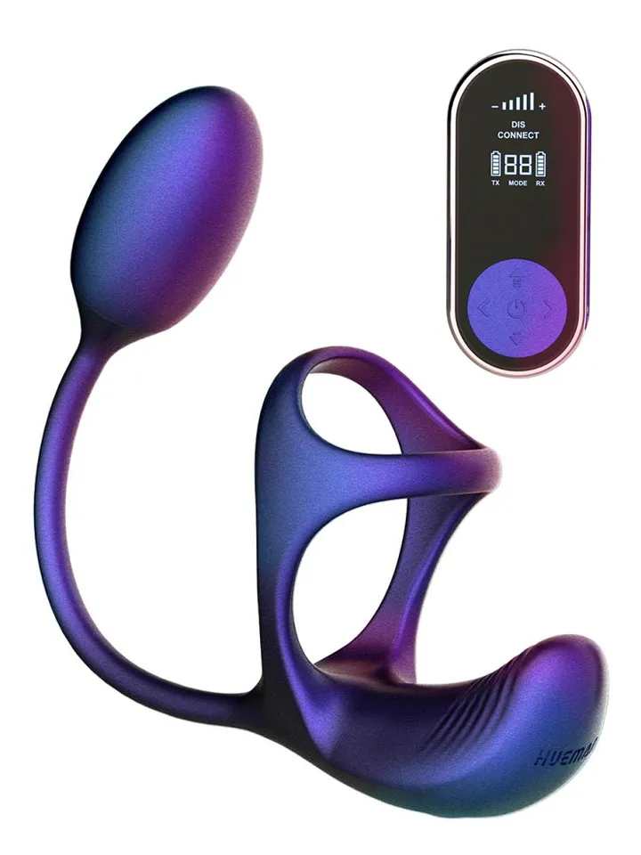 Hueman Halo Orbit Cock Ring - Prostatas vibrators ar dzimumlocekļa gredzenu 1 [full]