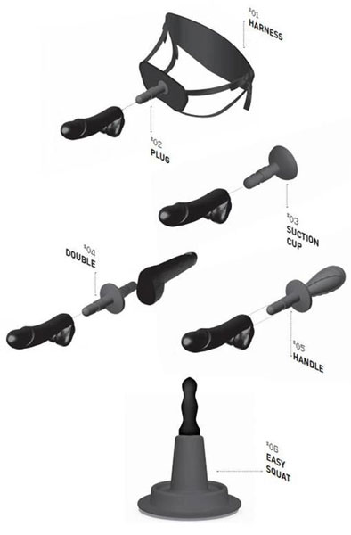 HUNG System Schlong HT13 - Anālais dildo 2