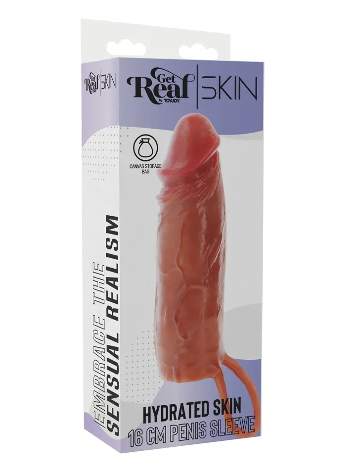 Hydrated Skin Penis Sleeve Silicone 16 cm - Penisa pagarinātājs/dzimumlocekļa piedurkne 5 [full]