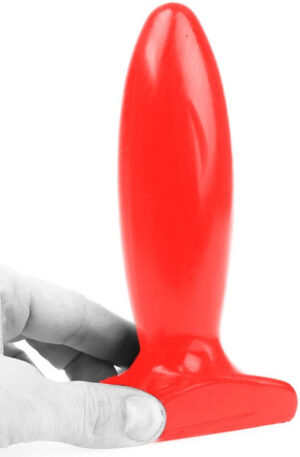 I Love Butt Slim Plug Red Large 17cm - Īpaši spožs anālais spraudnis 1