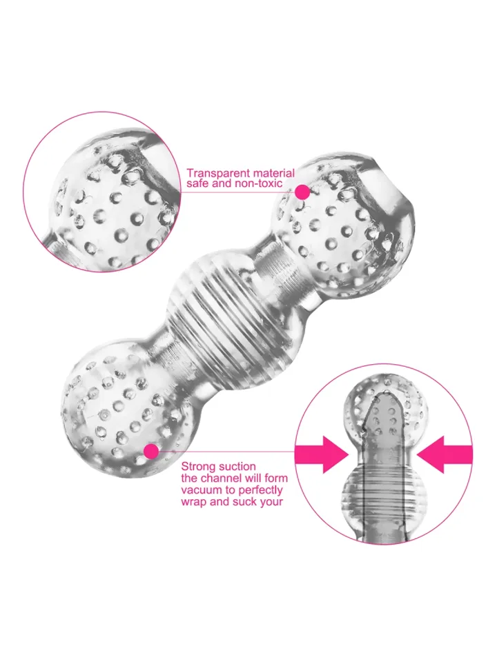 Ice Girl Clear Circles Masturbator - Strokers 4 [full]