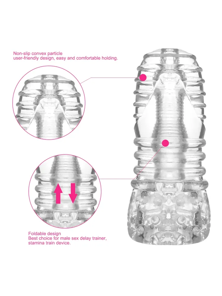 Ice Girl Clear Conical Masturbator - Strokers 4 [full]