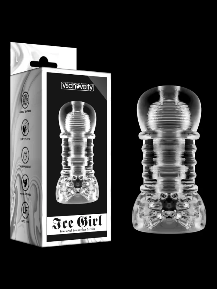 Ice Girl Textured Sensation Stroker - Strokers 5 [full]