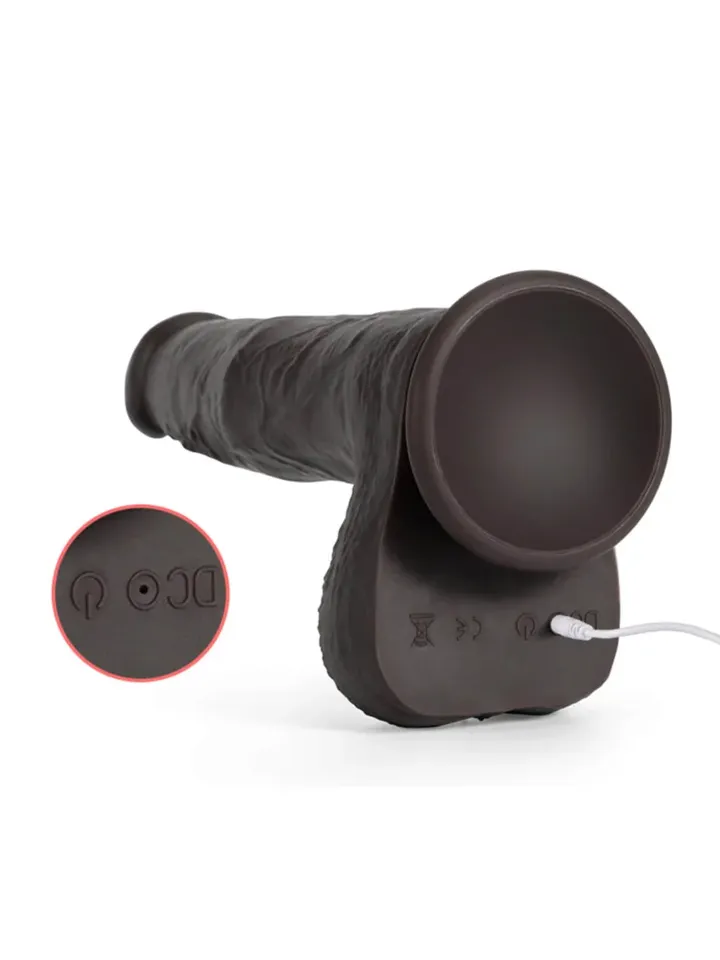 Idalis Vibrating, Thrusting & Rotating Dildo 23 cm - Vibrējošs dildo 5 [full]