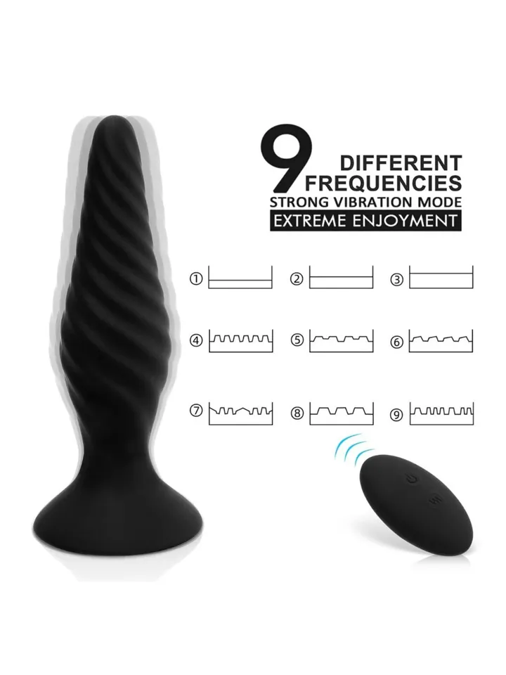 Idris Vibrating Anal Plug Set - Anālās rotaļlietas komplektā 2 [full]