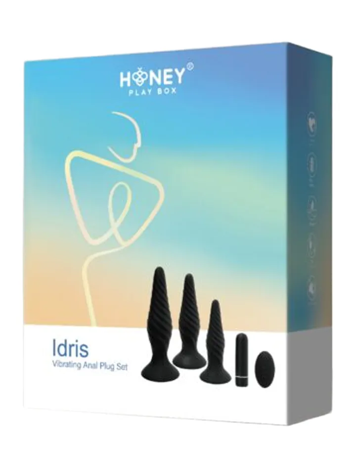 Idris Vibrating Anal Plug Set - Anālās rotaļlietas komplektā 5 [full]