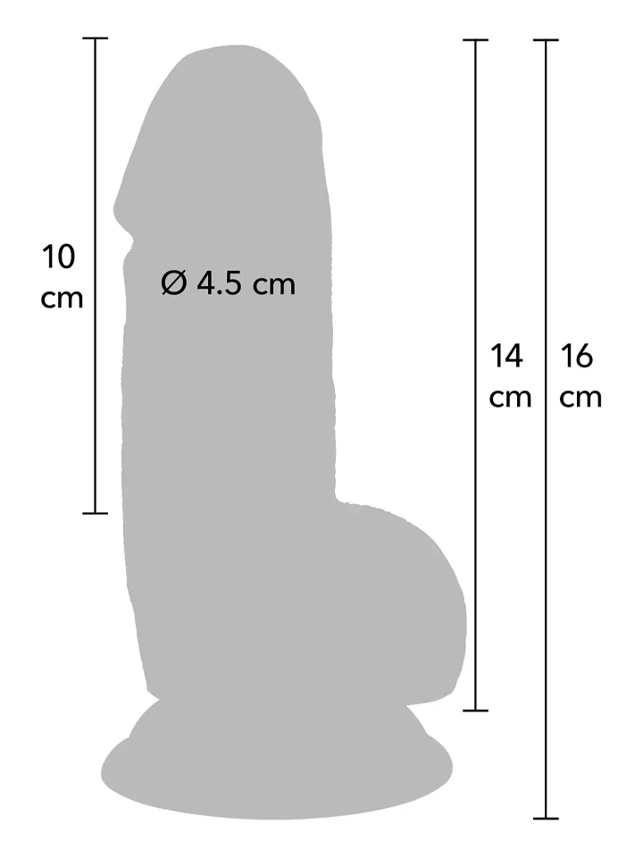 Inferno Realistic Dildo 16 cm - Dzīvīgs dildo 2 [full]