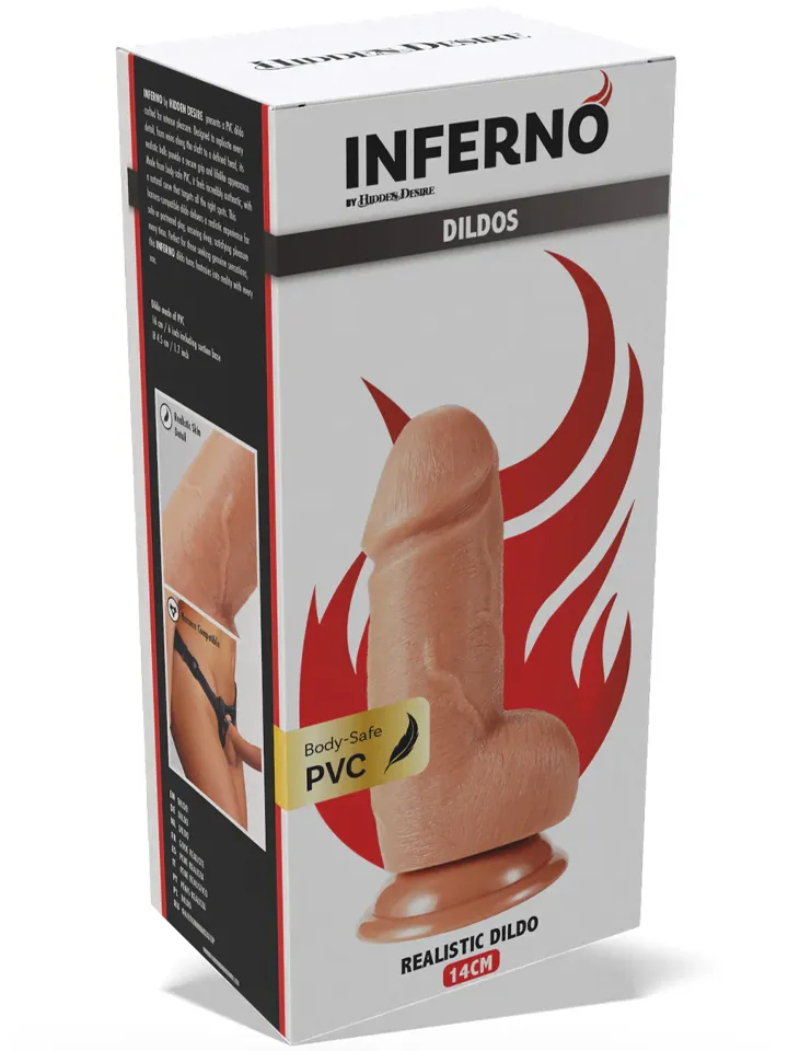 Inferno Realistic Dildo 16 cm - Dzīvīgs dildo 4