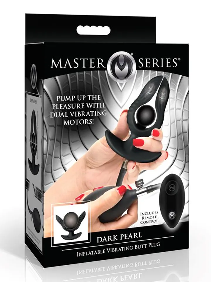 Inflatable Vibrating Butt Plug With Remote - Piepūšams anālais spraudnis 5 [full]