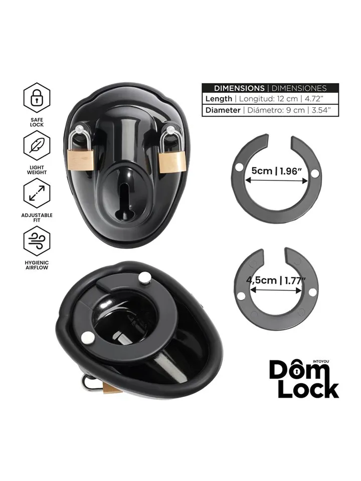 Inmate Chastity Cage With Spacers - Šķīstības būris 3 [full]