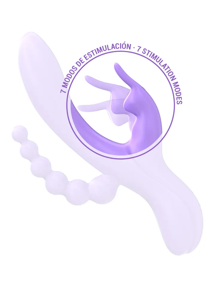 Intense Miko Triple Vibrator Rabbit & Stimulator & Anal - Trušu vibrators 3 [full]