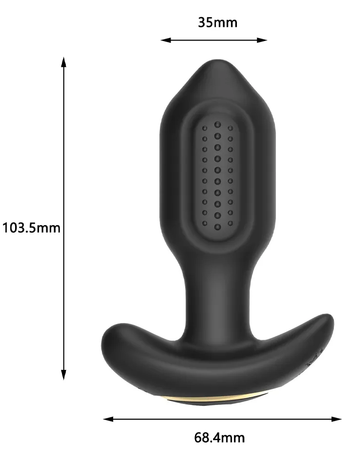 Intense Pro Prostate Massager Remote Control - Vibrējošs anālais spraudnis 2