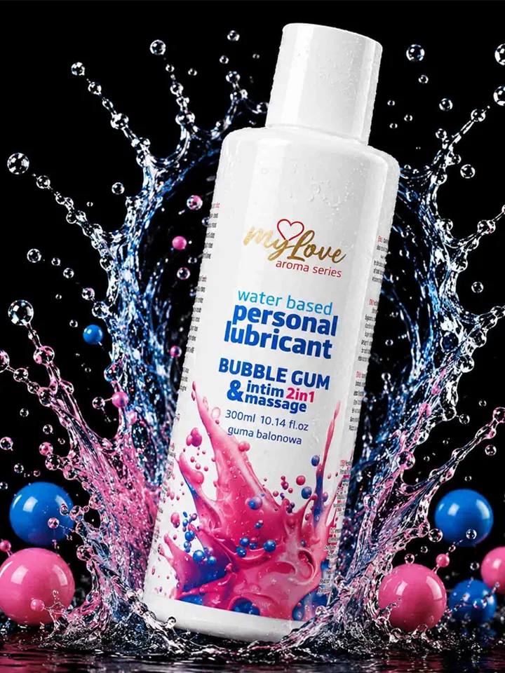 Intim & Massage Lubricant Bubble Gum 300 ml - Smērvielas un masāžas losjons 1 [full]
