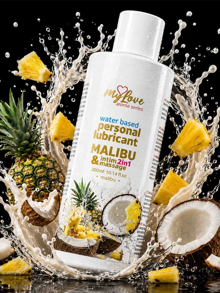 Intim & Massage Lubricant Malibu 300 ml - Smērvielas un masāžas losjons 1 [full]