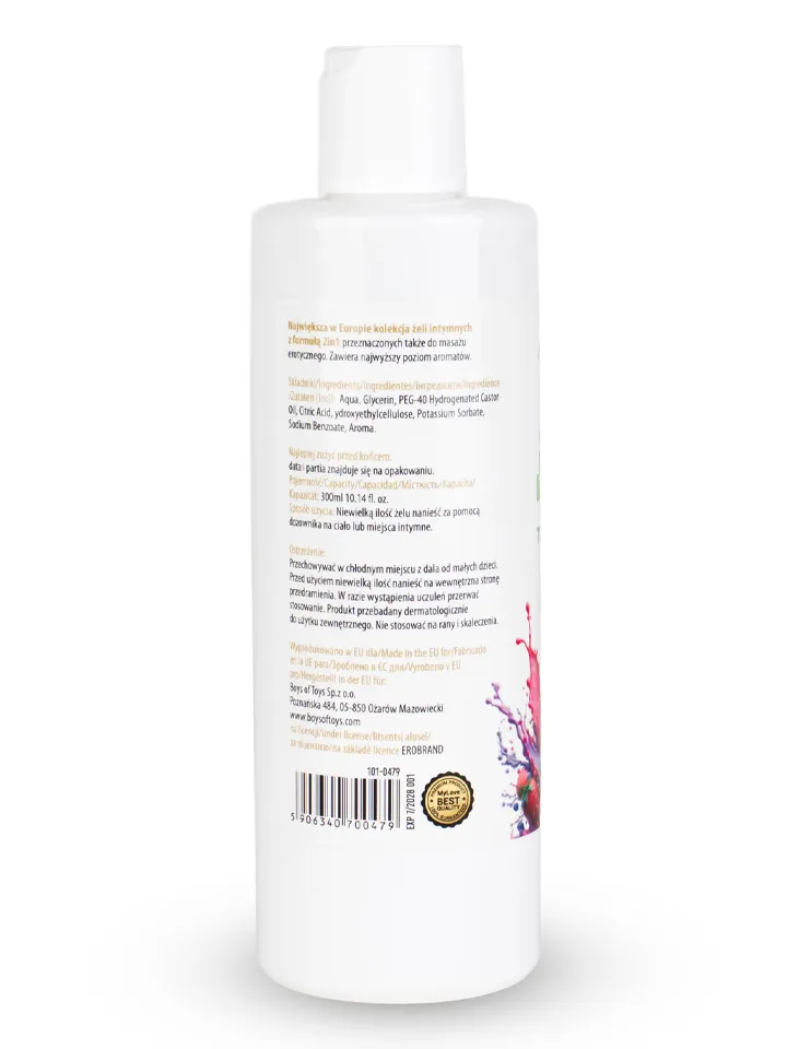 Intim & Massage Lubricant Tutti-Frutti 300 ml - Smērvielas un masāžas losjons 2 [full]