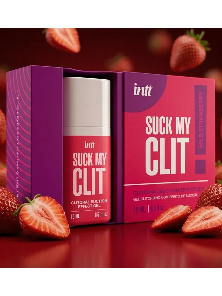 Intt Suck My Clit Gel Wild Strawberry 15ml - Stimulējošs gēls 2 [full]