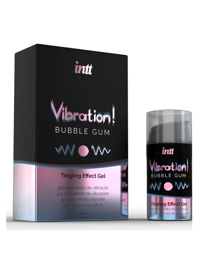 Intt Vibration! Bubble Gum Tingling Gel 15 ml - Stimulējošs gēls 2 [full]