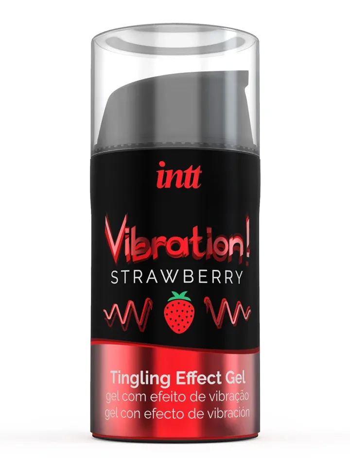 Intt Vibration! Strawberry Liquid Vibrator 15 ml - Stimulējošs gēls 1 [full]