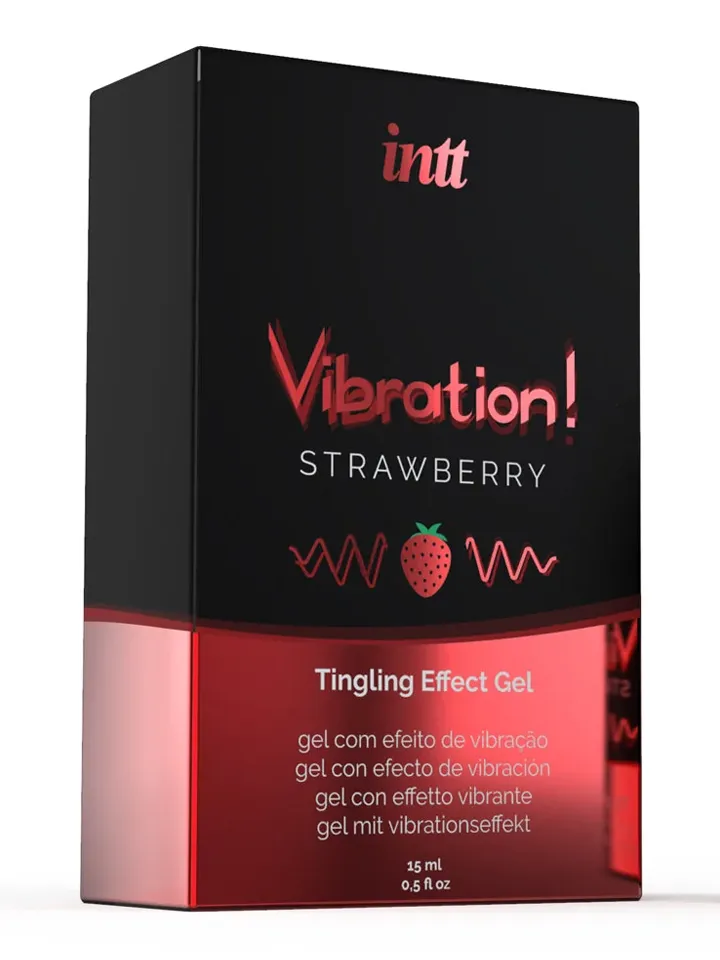 Intt Vibration! Strawberry Liquid Vibrator 15 ml - Stimulējošs gēls 2 [full]