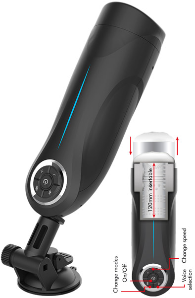 Jamyjob Milker Stroker Up & Down Function - Masturbators 1