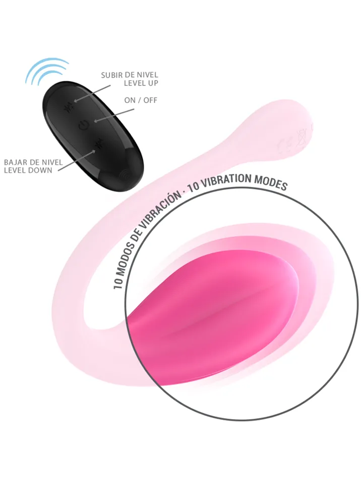 Janice U Vibrator Double Stimulation Remote - Vibrējoša ola 2