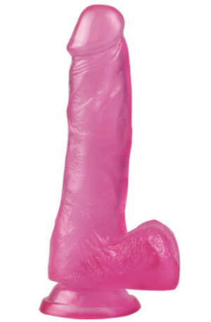 Jelly Studs Crystal Dildo Pink 17,5cm - Dildo 1