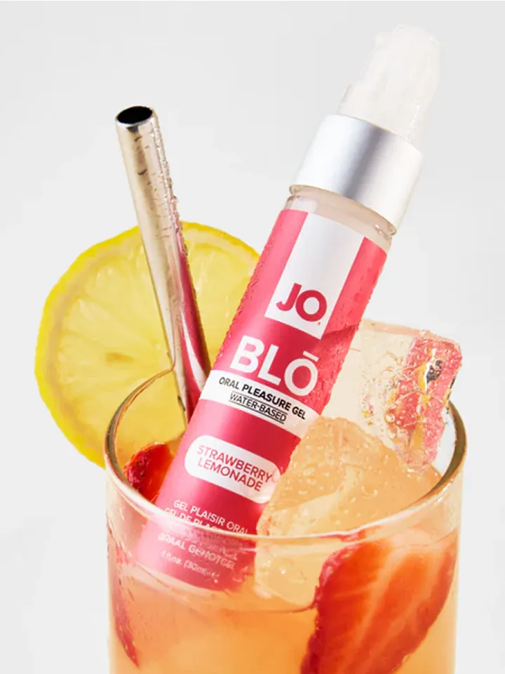 JO BLO Oral Pleasure Gel Strawberry Lemonade 30ml - Labāks orālais sekss 1 [full]