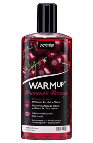 Joydivision Warm-up Massage Oil Cherry 150ml - Masāžas eļļa Ķirši 1