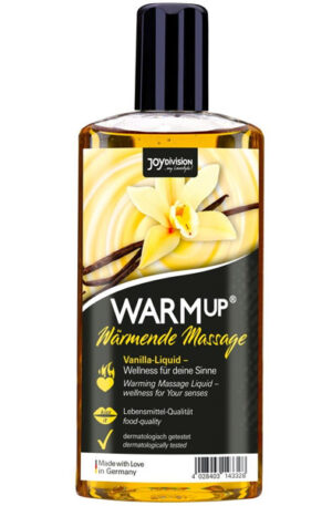 Joydivision Warm-up Massage Oil Vanilla 150ml - Masāžas eļļa vaniļa 1