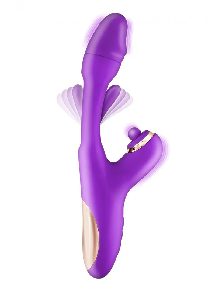 Joyfully Triple Stimulation Vibrator Purple - Trušu vibrators 1 [full]