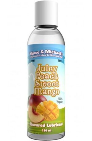 Juicy Peach Sweet Mango Flavored Lubricant 150ml - Aromatizēta smērviela 1