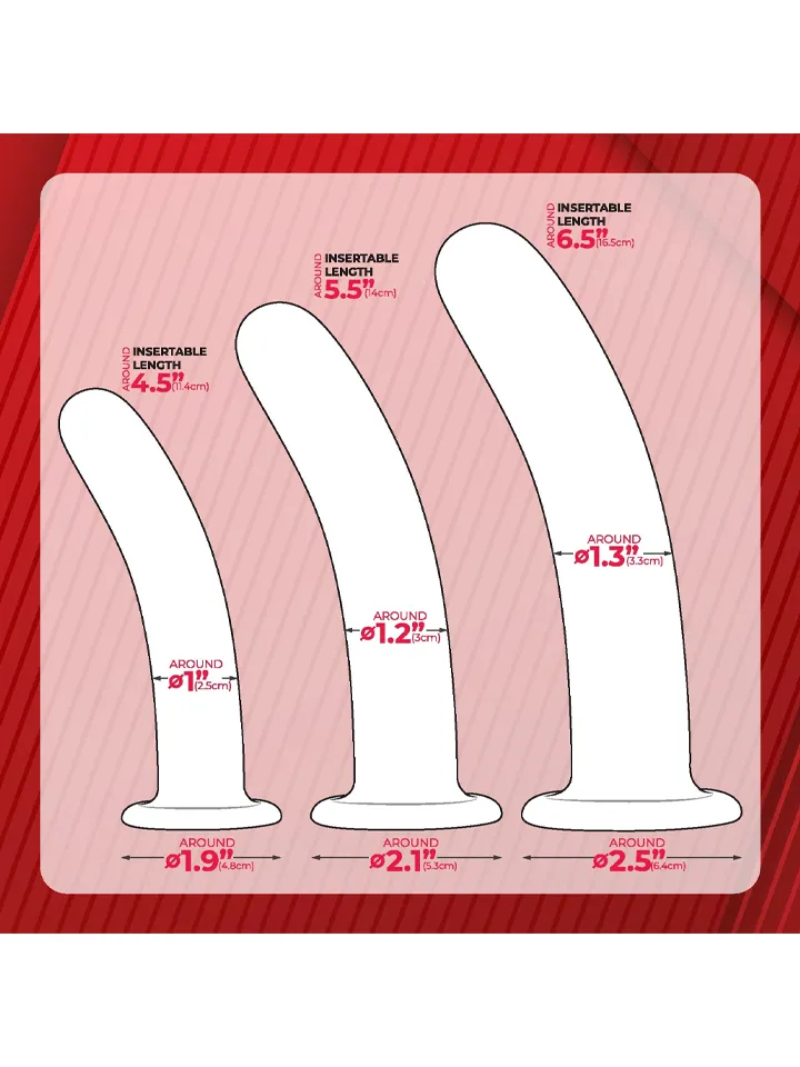 Kick Up Vaginal/Anal Training Kit Set - Dilatatora pakete 2 [full]