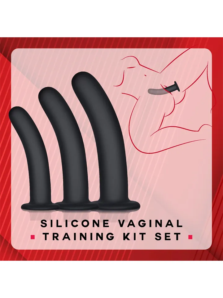 Kick Up Vaginal/Anal Training Kit Set - Dilatatora pakete 3 [full]
