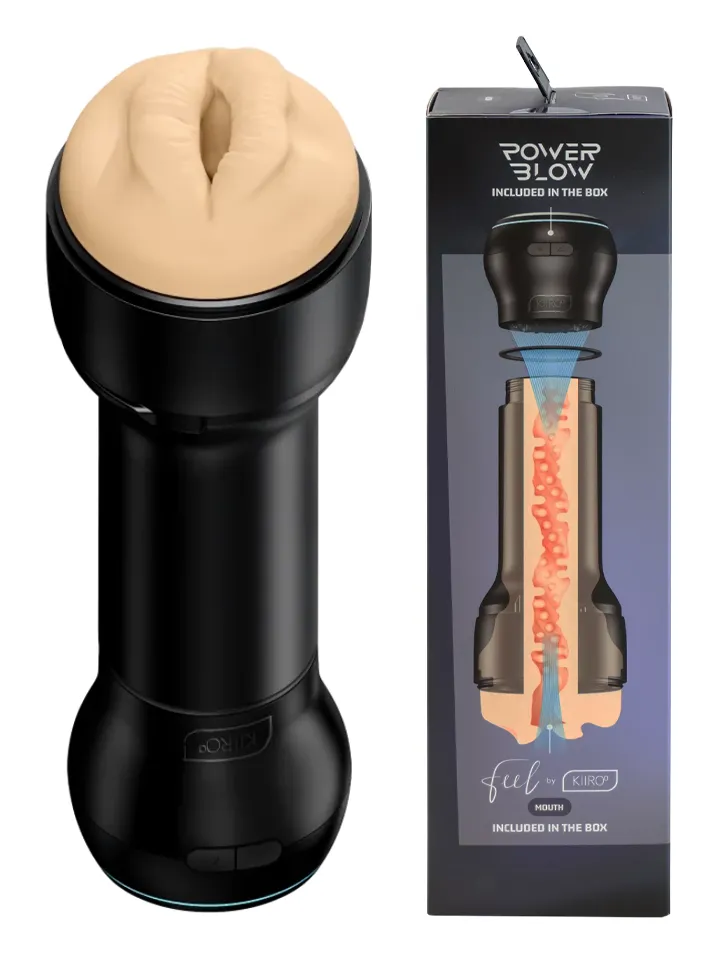 Kiiroo Feel Mouth & Powerblow Stroker Combo Set - Automātiskais masturbators 1 [full]