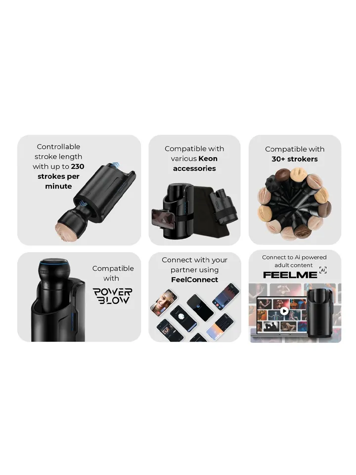 Kiiroo Keon Automatic WIFI Masturbator Combo Set - Automātiskais masturbators 2 [full]