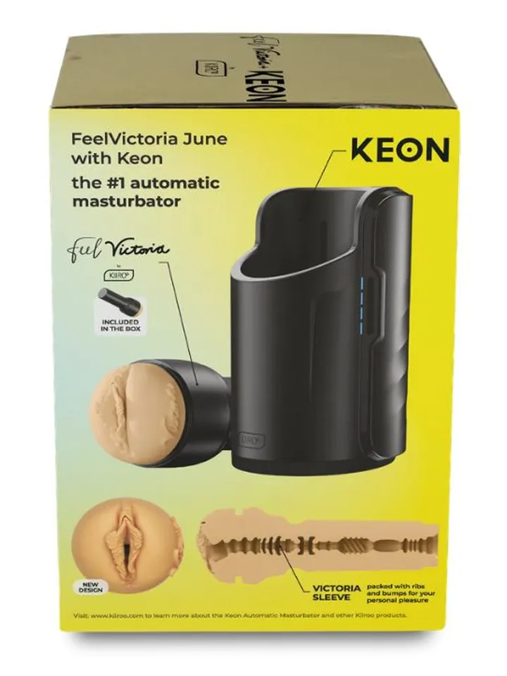 Kiiroo Keon Wifi Combo Victoria June Masturbator - Automātiskais masturbators 4 [full]