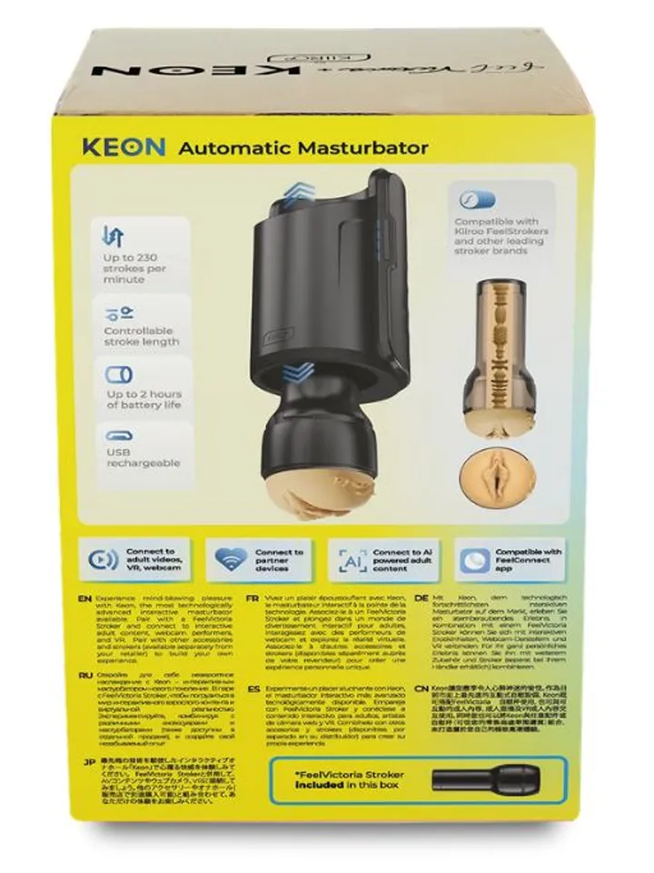 Kiiroo Keon Wifi Combo Victoria June Masturbator - Automātiskais masturbators 5 [full]