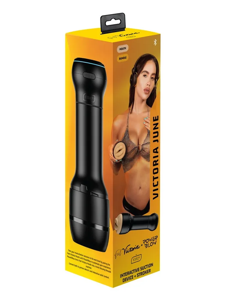 Kiiroo PowerBlow + Feel Victoria June Mouth Combo - Masturbators 1 [full]