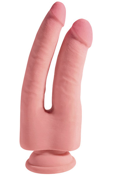 King Cock Triple Density Double 24 cm - Dubultā dildo 1