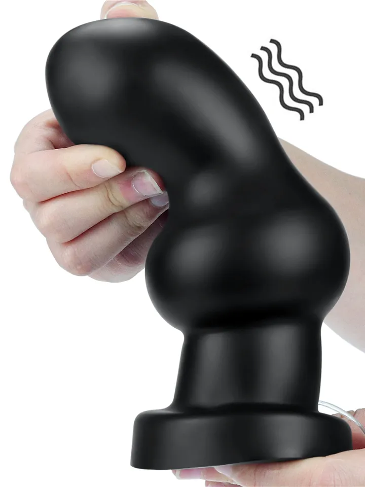 King Sized Vibrating Anal Rammer 18cm - XL Buttplug 1 [full]