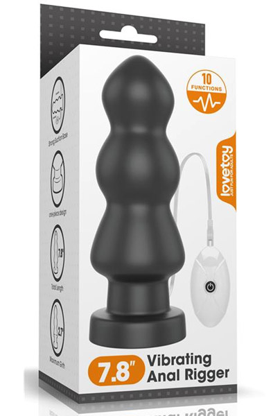 King Sized Vibrating Anal Rigger 20 cm - XL Buttplug 2