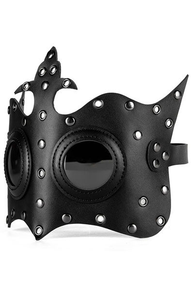 KinkHarness Royal Mask Black - Maska 4