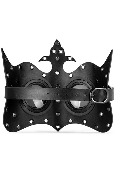 KinkHarness Royal Mask Black - Maska 5