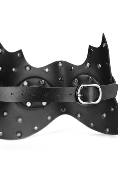 KinkHarness Royal Mask Black - Maska 7