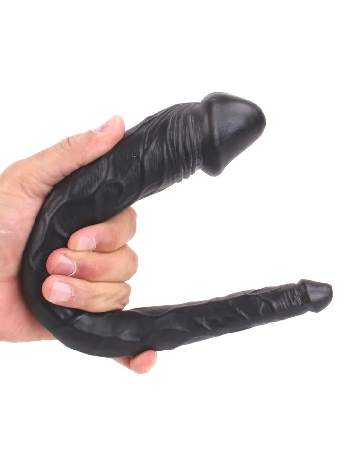 Kiotos COX 028 Black 35cm - Dubultā dildo 1 [full]