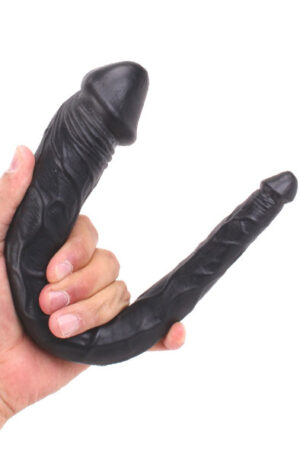 Kiotos COX 028 Black 35cm - Dubultā dildo 1