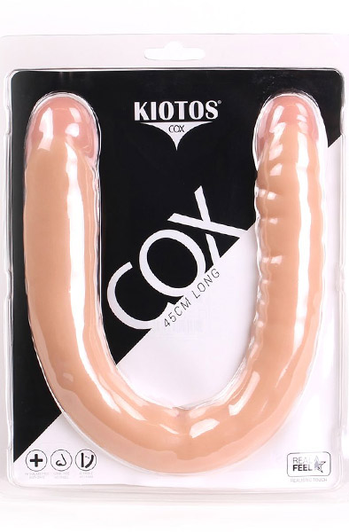 Kiotos COX Flesh 026 45 cm - Dubultā dildo 2