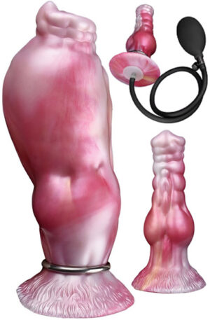 Kiotos Monstar Beast 87 Inflatable Dildo 18 cm - Piepūšamais dildo 1